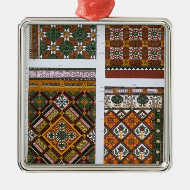 Designer för Majolica och emaljerat belägger med Julgransprydnad Metall (Framsidan)