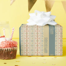 Designer för rosa och blå Blommigt