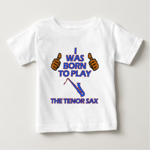 designer för tenorsaxofonmusikal tröja