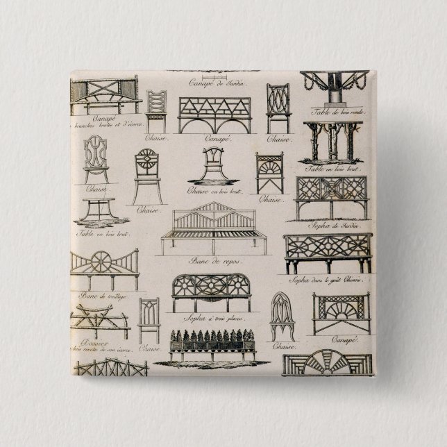 Designer för trädgård placerar, från 'ett knapp (Framsida)