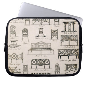 Designer för trädgård placerar, från 'ett laptop sleeve