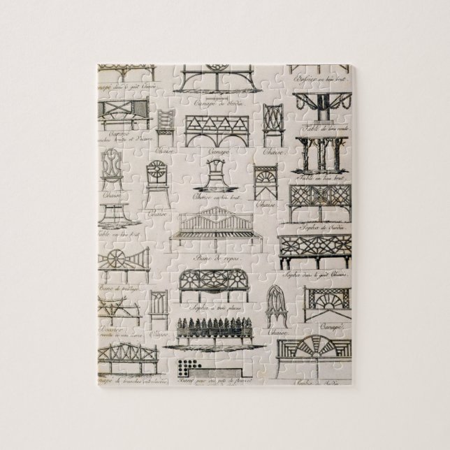 Designer för trädgård placerar, från 'ett pussel (Vertikal)