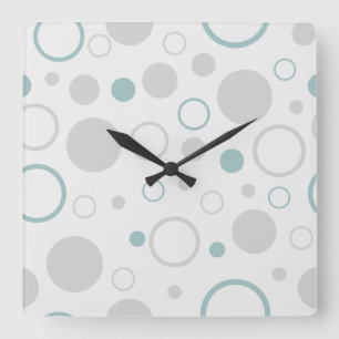 Designer Geometric Modern Art Fyrkantig Klocka