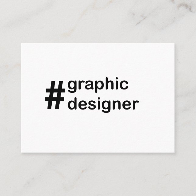 Designer Graphic Designer Visitkort (Framsida)
