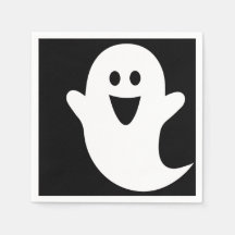 Designer Halloween, Ghost på Black