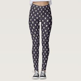 Designer Halloween, The OG, Designer Döskallar! Leggings