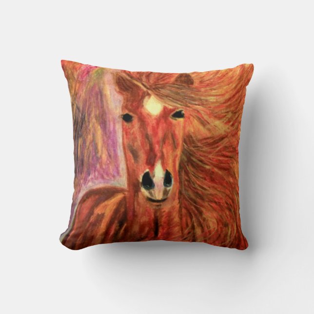 DESIGNER HORSE DEKORATIV KUDDE - WESTERN DESIGN GI (Framsida)