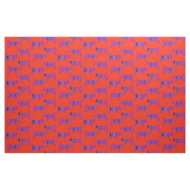 Designer Hund Fabrics - Whimsical Stilar - New Tyg (Fat Quarter)