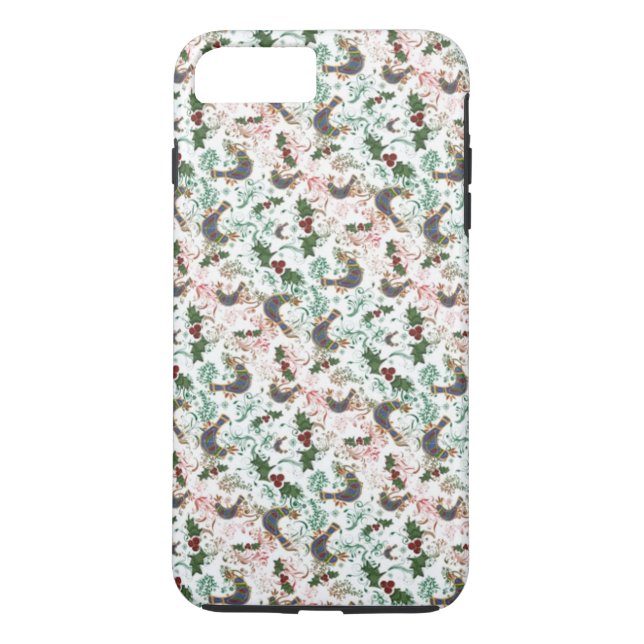 Designer jul iphone case Case-Mate iPhone skal (Baksida)