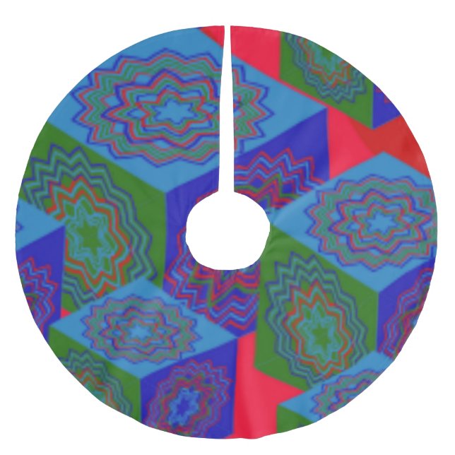 Designer Julgran Skirt by Serenity Julgransmatta Borstad Polyester (Framsidan)