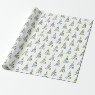 Designer-julrensning Pappra Julgran Presentpapper