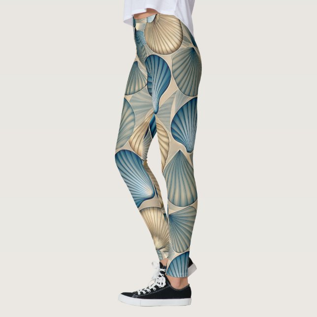 Designer-Leggings mit ausgefallenem Muster  Leggings (Vänster)
