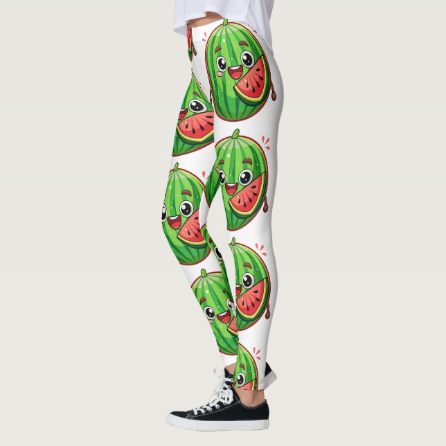 Designer-Leggings mit ausgefallenem Muster  Leggings (Vänster)
