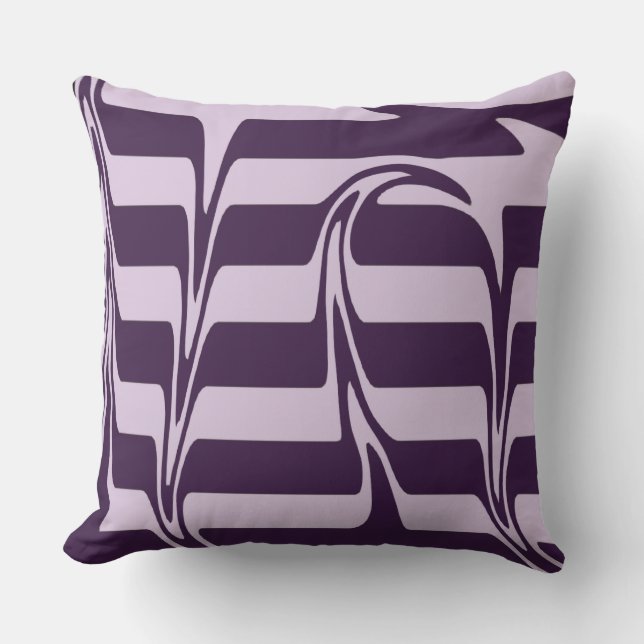 Designer Lila & Mauve Pillow Kudde (Framsida)