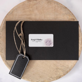 Designer Lila Ro Returetiketter Adressetikett