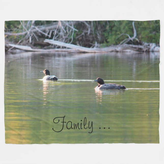 Designer Loon Fleece Blanket (Framsidan (Horisontell))