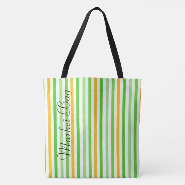 Designer Market Bag Tygkasse (Framsida)