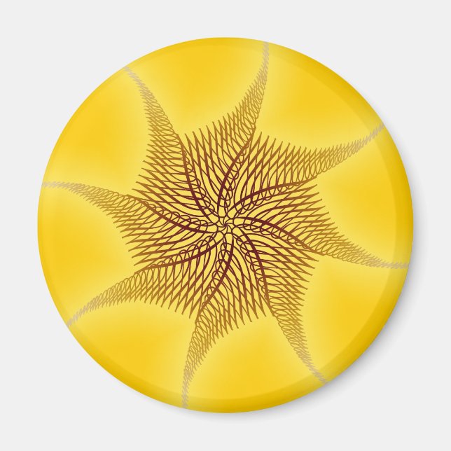 Designer Motif : Abstrakt Mönster Magnet (Framsidan)