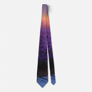 Designer Neck Tie Sunset Lavender Slips