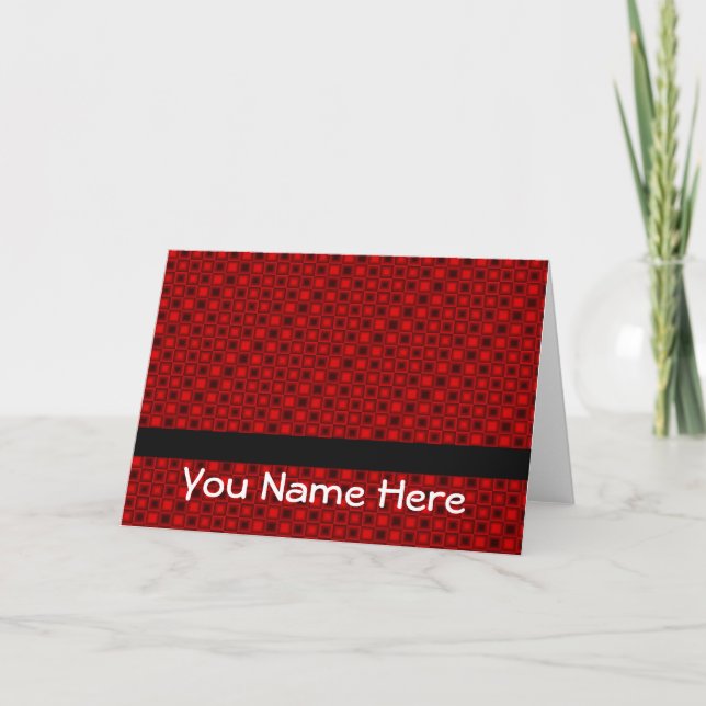 Designer Note Card-mall Kort (Framsida)