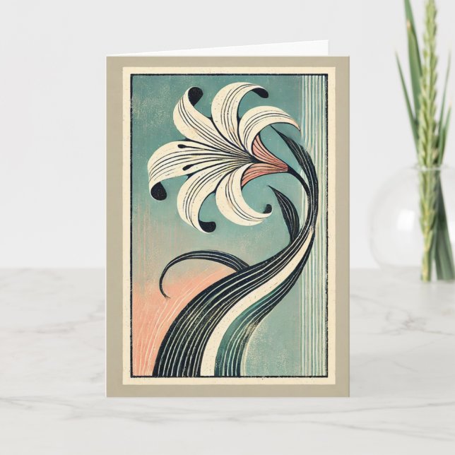 Designer Påsk-hälsningskort Helgkort (Framsida)