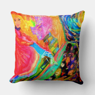 DESIGNER PILLOW - ART BY DEBBIE DAVIDSOHN - CANCAN KUDDE