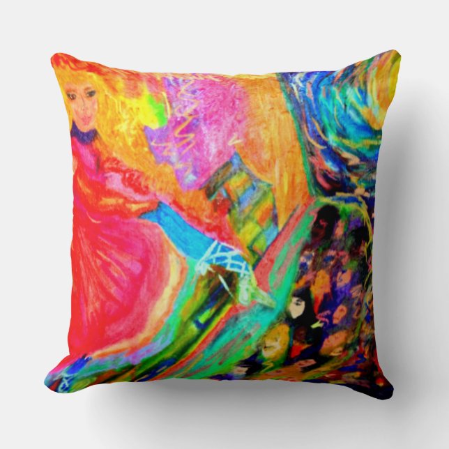 DESIGNER PILLOW - ART BY DEBBIE DAVIDSOHN - CANCAN KUDDE (Framsida)