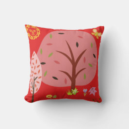 Designer Pillow by Serenity - Söt Träd Nature Kudde