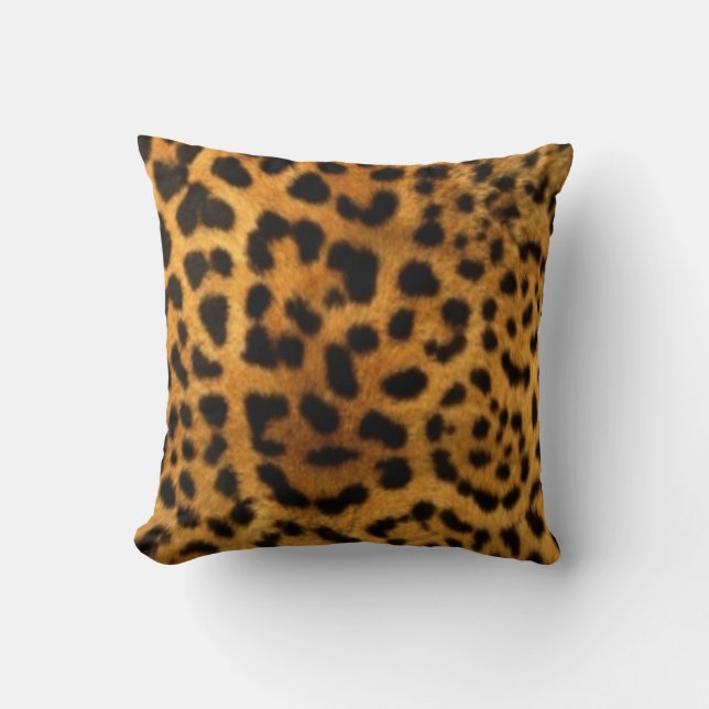DESIGNER PILLOWS BY SERENITY - FAUX LEOPARD-SKRIV KUDDE (Framsida)
