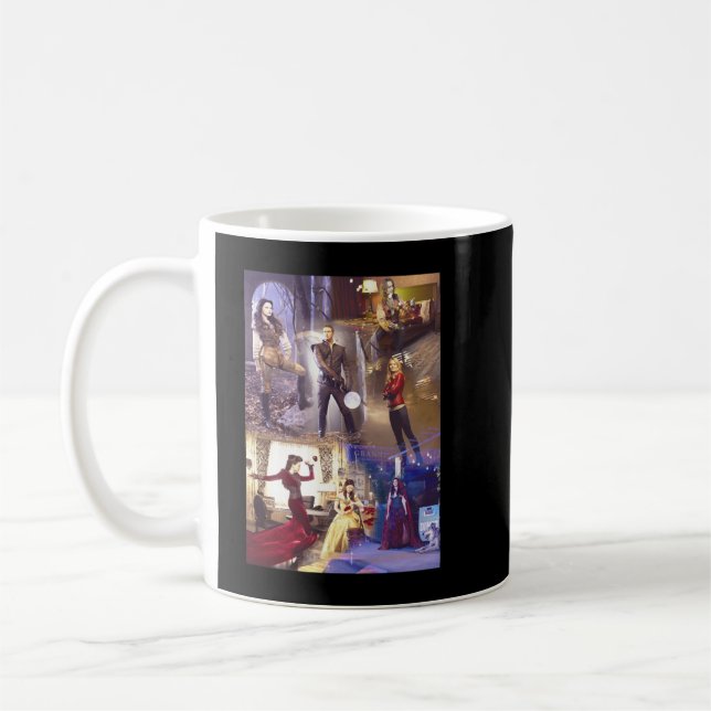 Designer regina mills Dance Sten Funny Gift Kaffemugg (Vänster)