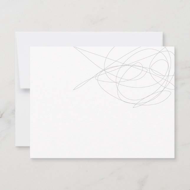 DESIGNER SCRIBBLE Personal Stationery/Notecard Anteckningskort (Framsida)