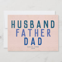 Designer Script Fars dag Blues Modern Photo