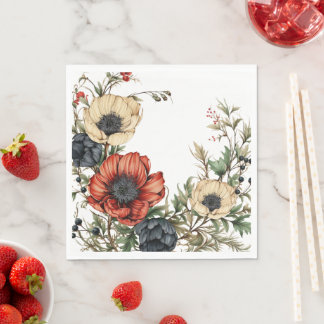 Designer Series Florals Papper  Pappersservett