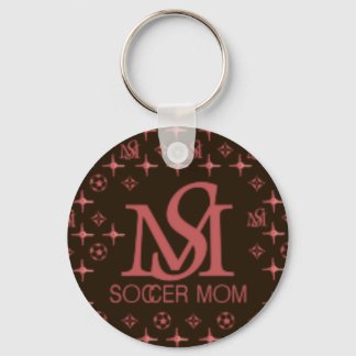 Designer Soccer Mom (brown/pink) Nyckelring