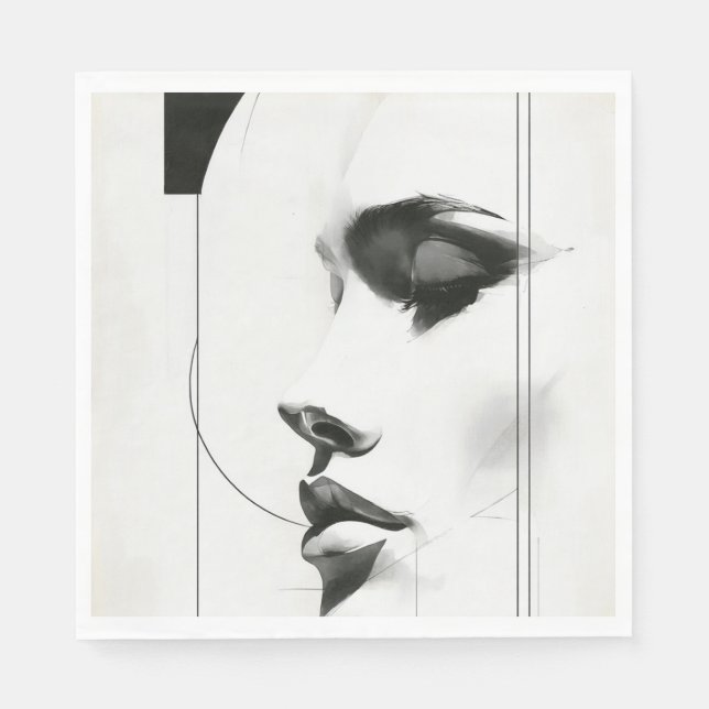 Designer Standard Luncheon Pappersservett (Framsidan)