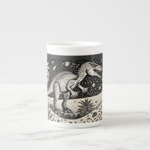 Designer T-Rex Dinasaur mugg för historiker