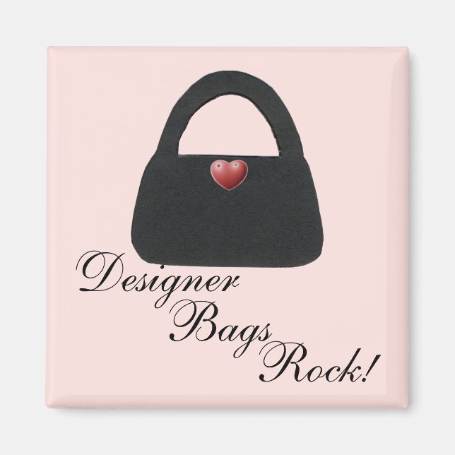 Designer väskor rockar magnet (Framsidan)