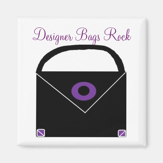 Designer väskor rockar magnet (Framsidan)