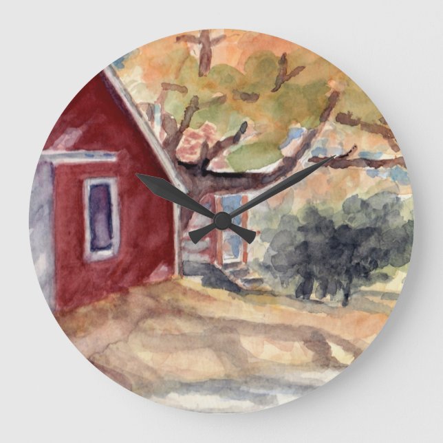 Designer Wall Clock - Underbar American Art Stor Klocka (Framsida)