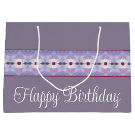 Designer White Blommigt Accented