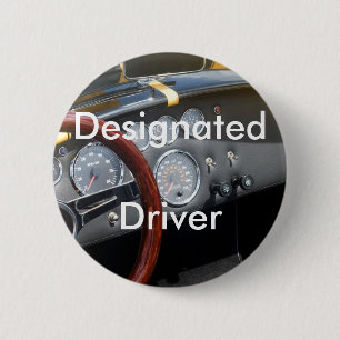 Designerad chaufför knapp