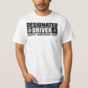 Designerad chaufför t shirt