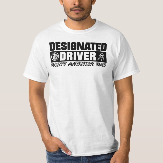 Designerad chaufför t shirt (Framsida)