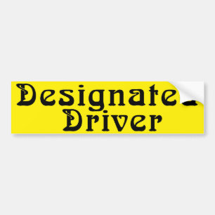 Designerad chaufförbildekal bildekal