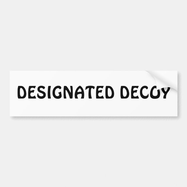Designerad Decoy Bildekal (Framsidan)