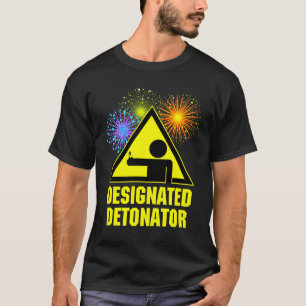 Designerad fyrverkeriDetonator T-shirt