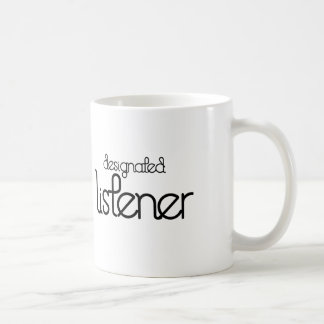 Designerad lyssnaremugg kaffemugg