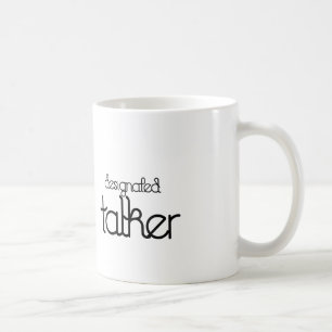 Designerad pratmakaremugg kaffemugg