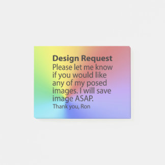 Designförfrågan Post-it Block