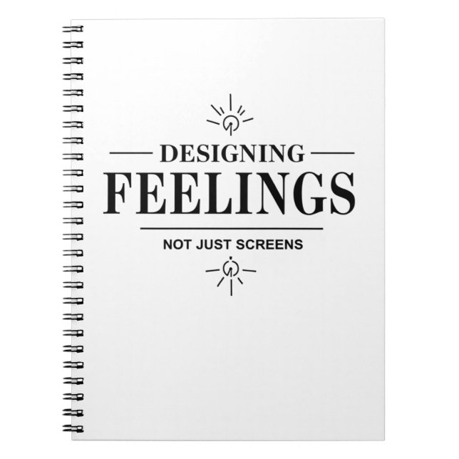 Designing Feelings, Not Just Screens – UX Designer Anteckningsbok (Framsidan)